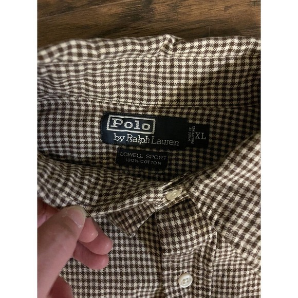 Mens (XL) Polo Ralph Lauren Lowell Sport 100% Cotton L/S Buttonfront Shirt - Picture 4 of 4